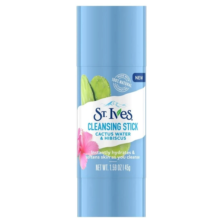 St. Ives Cleansing Stick  Cactus Water & Hibiscus - 45g