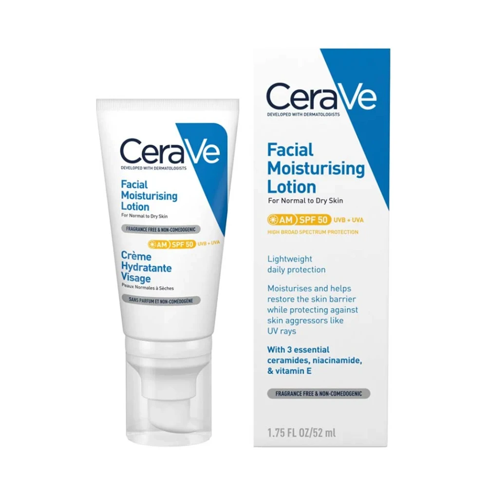 CeraVe AM Facial Moisturizing Lotion SPF 50 - 52ml