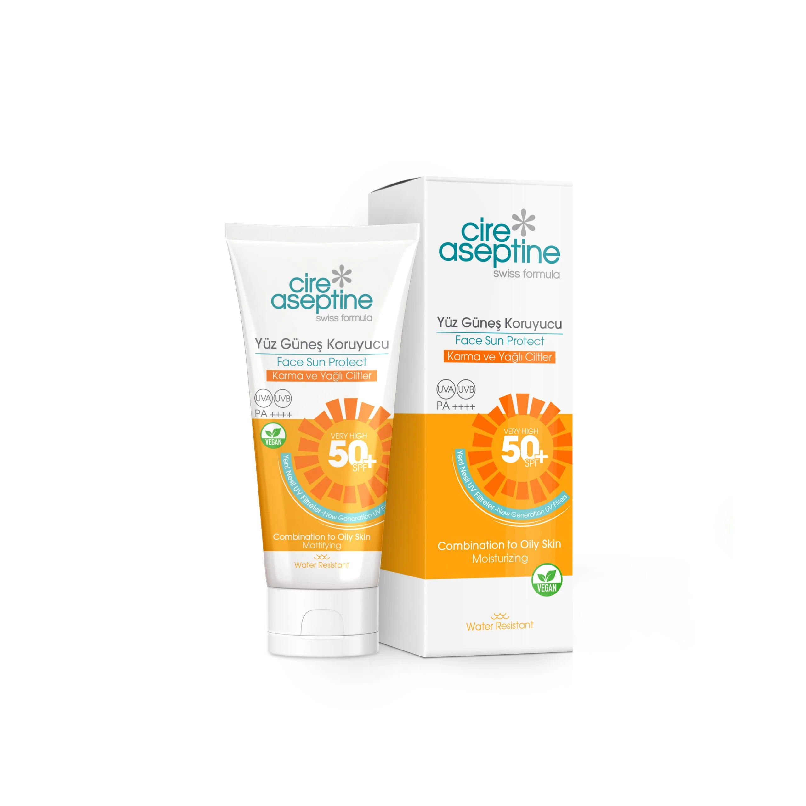 Cire Aseptine Face Sunscreen for Combination & Oily Skin SPF 50 - 50ml