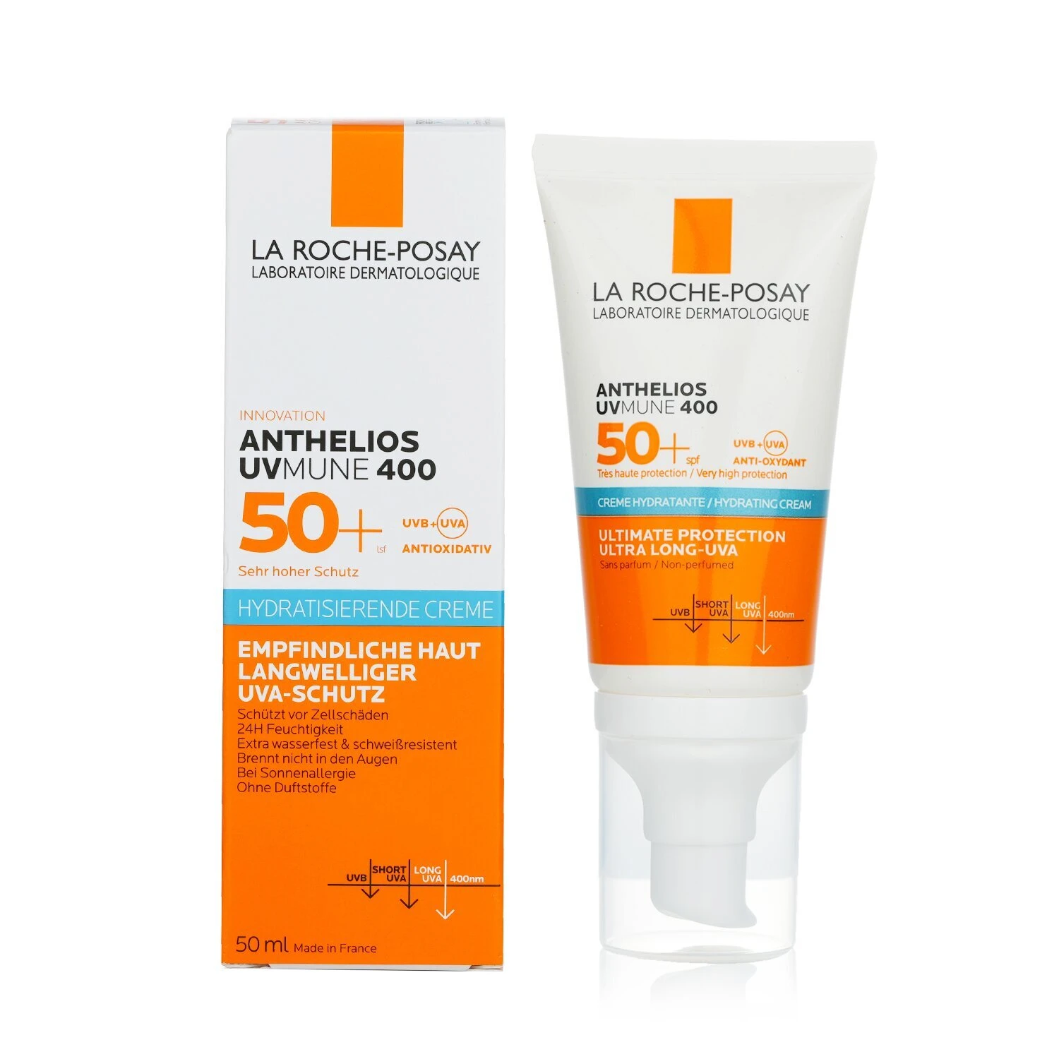 La Roche‑Posay Anthelios Ultra UVMune 400 Hydrating Cream SPF 50 - 50ml
