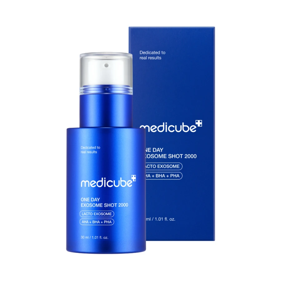 Medicube One Day EXOSOME Shot 2000 – Lacto Exosome + AHA + BHA + PHA - 30ml