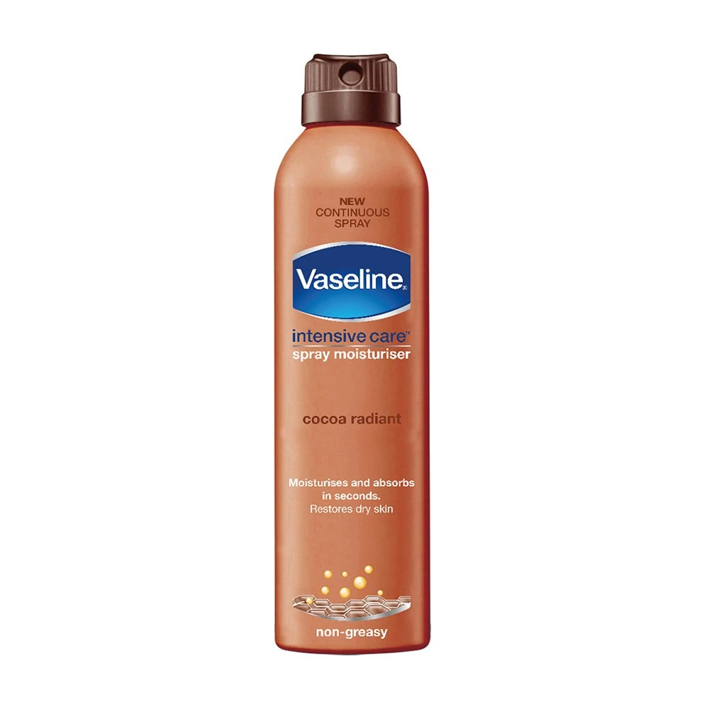 Vaseline Intensive Care Cocoa Radiant Continuous Spray Body Lotion - 190ml
