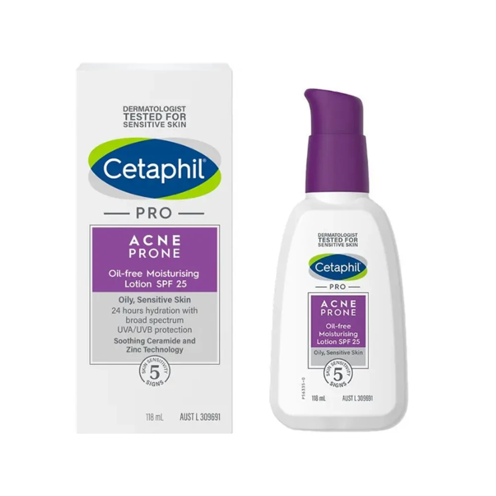 Cetaphil PRO Acne Prone Oil-free Moisturising Lotion SPF25 - 118ml