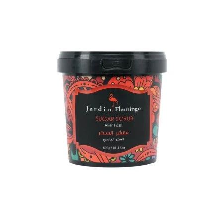 jardin flamingo Sugar Scrub with Aker Fassi  - 600g