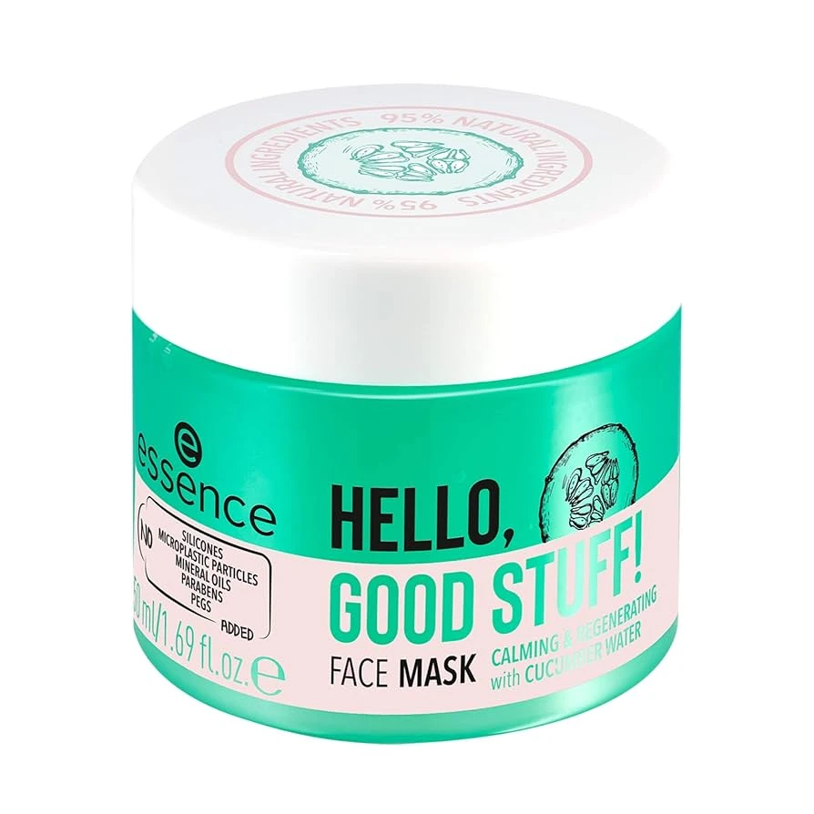 Essence Hello, Good Stuff! Face Mask (Calming & Regenerating with Cucumber Water