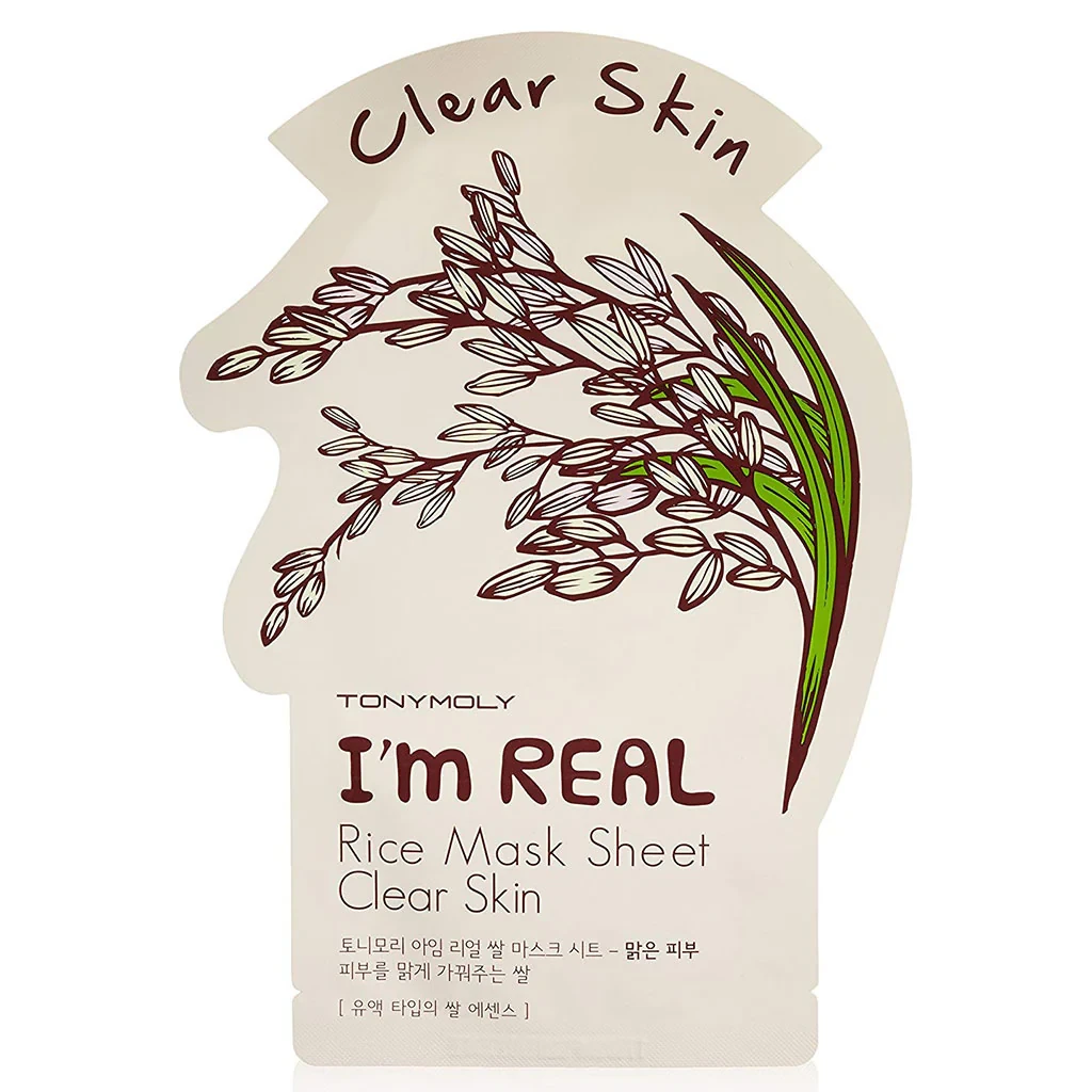 TonyMoly I'm Real Rice Mask Sheet (Clear Skin) - 1sheet