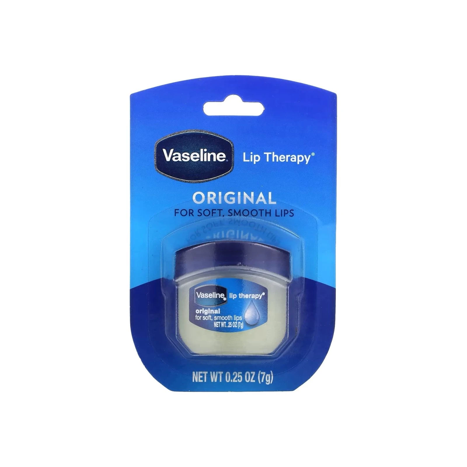 vaseline lip therapy original for soft smooth lips - 7g