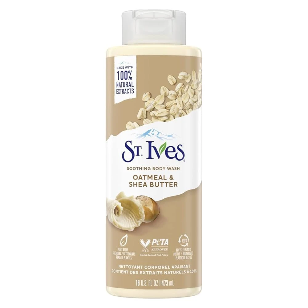 St. Ives Soothing Oatmeal & Shea Butter Body Wash - 473ml