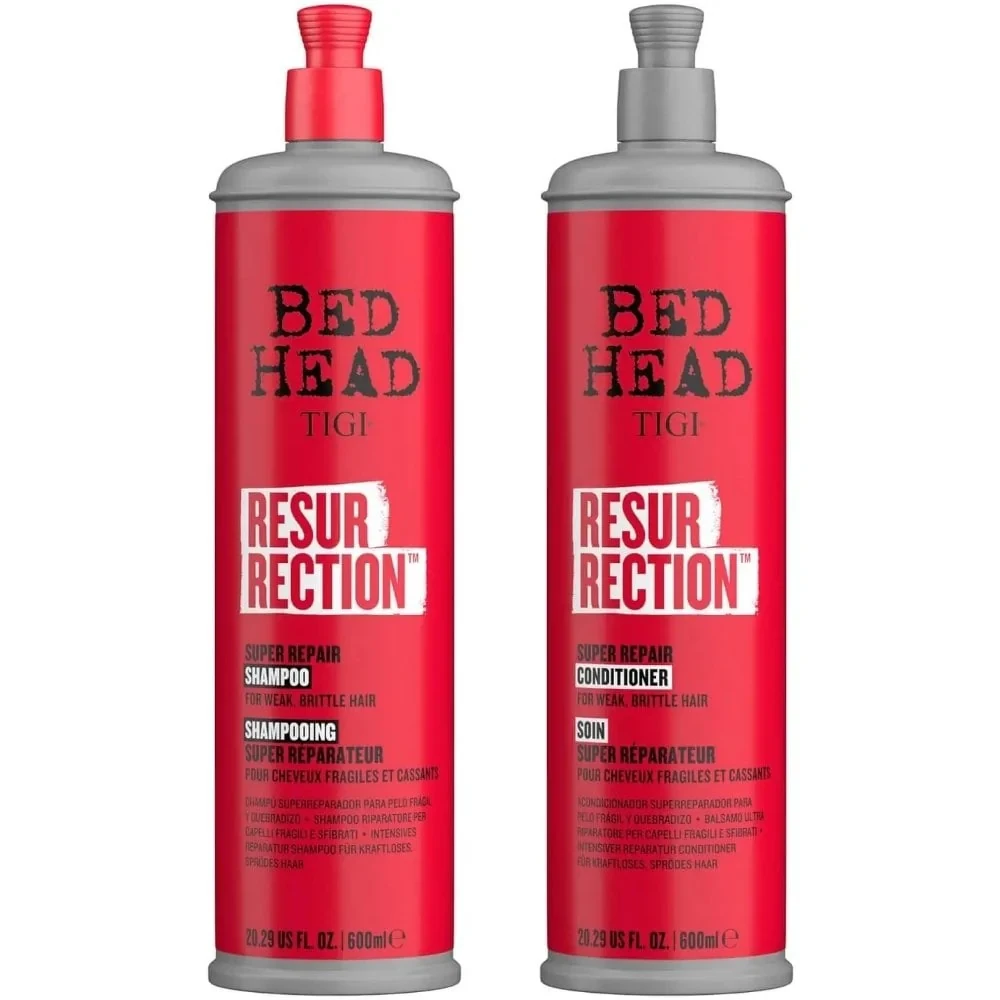 Bed Head by TIGI Resurrection Shampoo & Conditioner – Super Repair Set