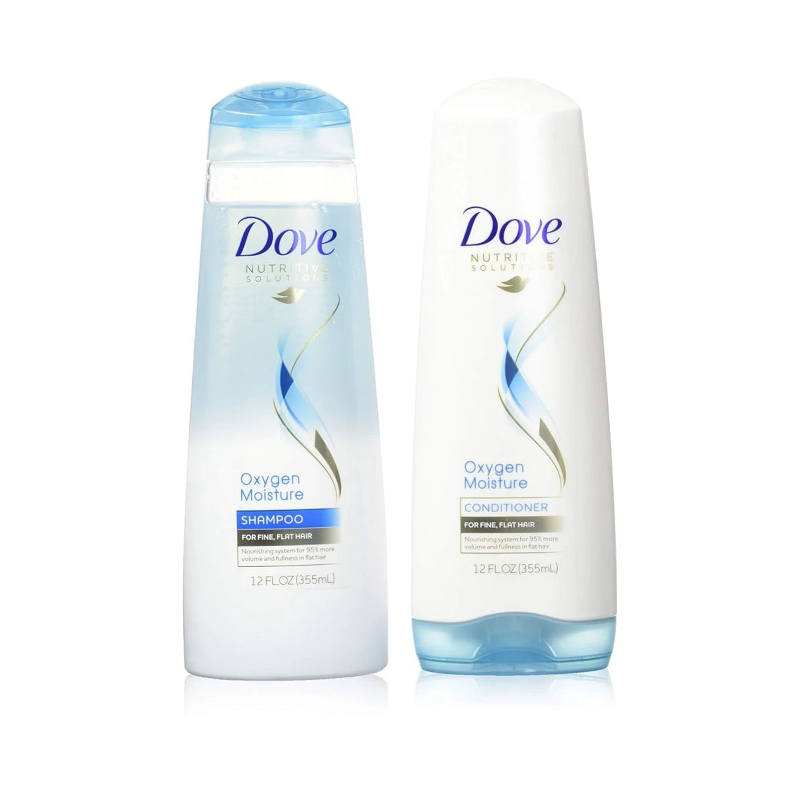 Dove Nutritive Solutions Oxygen Moisture Shampoo & Conditioner - 355ml