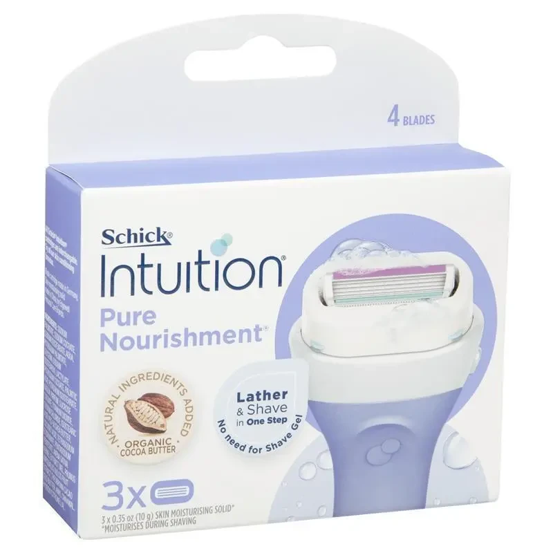 Schick Intuition Pure Nourishment Cartridges (3 pack)