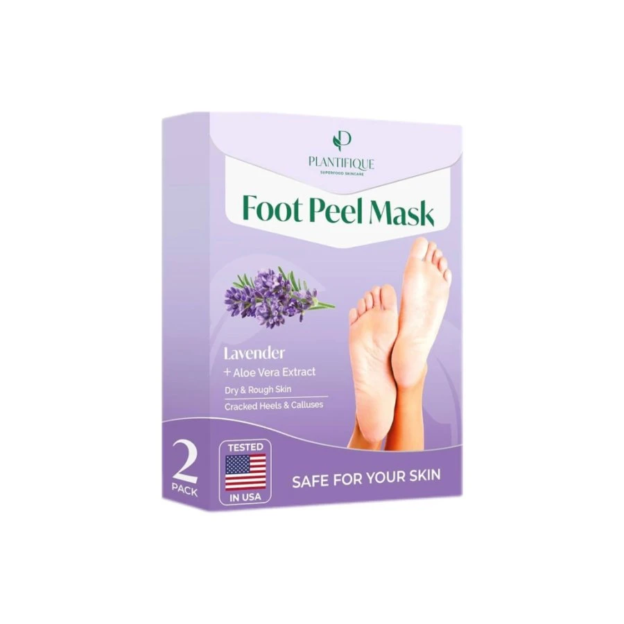 Plantifique Foot Peel Mask (Lavender + Aloe Vera Extract) - lavender