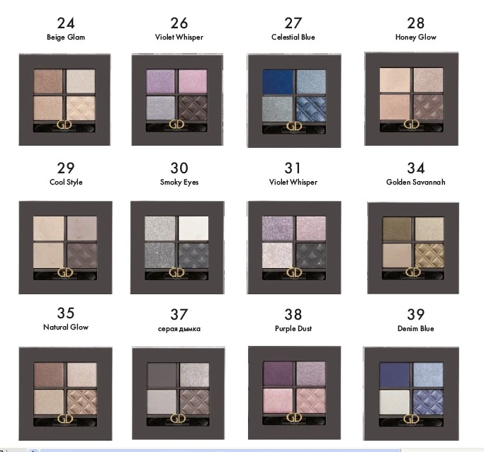 GA‑DE Idyllic Soft Satin Eyeshadow Palette