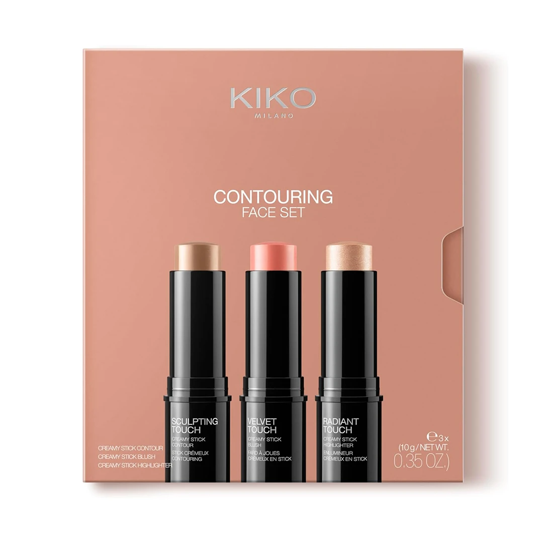 KIKO Milano Contouring Face Set 01 – Make-Up Kit With 3 Sticks-10g