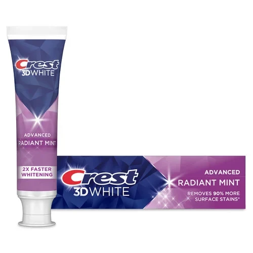 Crest 3D White Advanced Radiant Mint Fluoride Anticavity Toothpaste