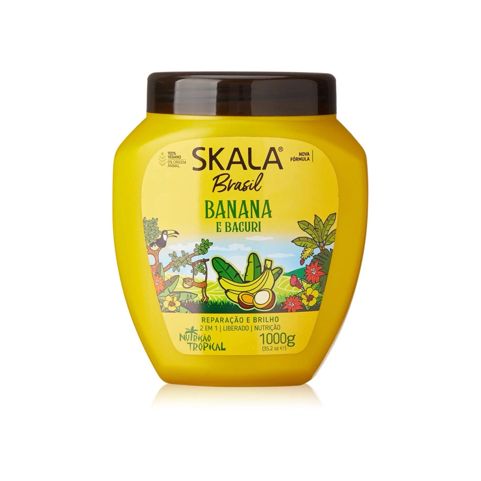 Skala Brasil Banana & Bacuri 2‑in‑1 Co‑Wash & Treatment Cream