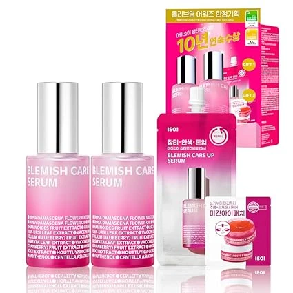 ISOI Brightening Serum (Bulgarian Rose Otto) – Double Set + Eye & Face Patch Gif