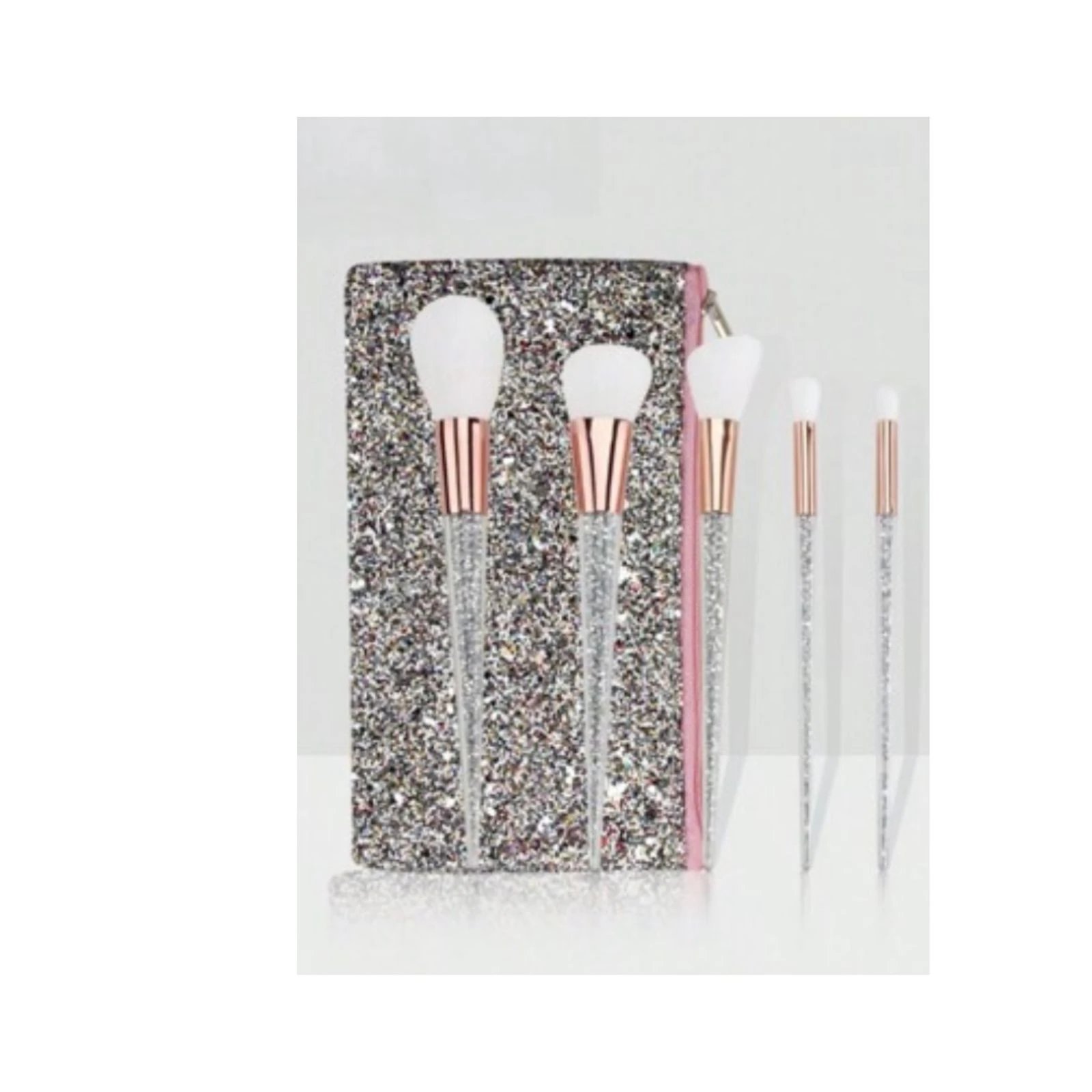 RubyFace 5 Pcs Makeup Brush Set