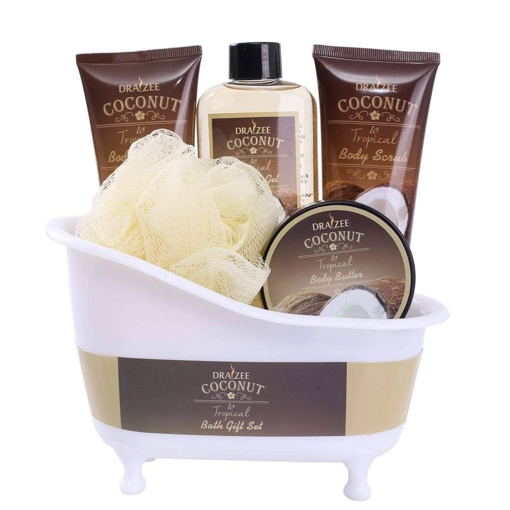 Drazee Coconut Tropical Bath Gift Set