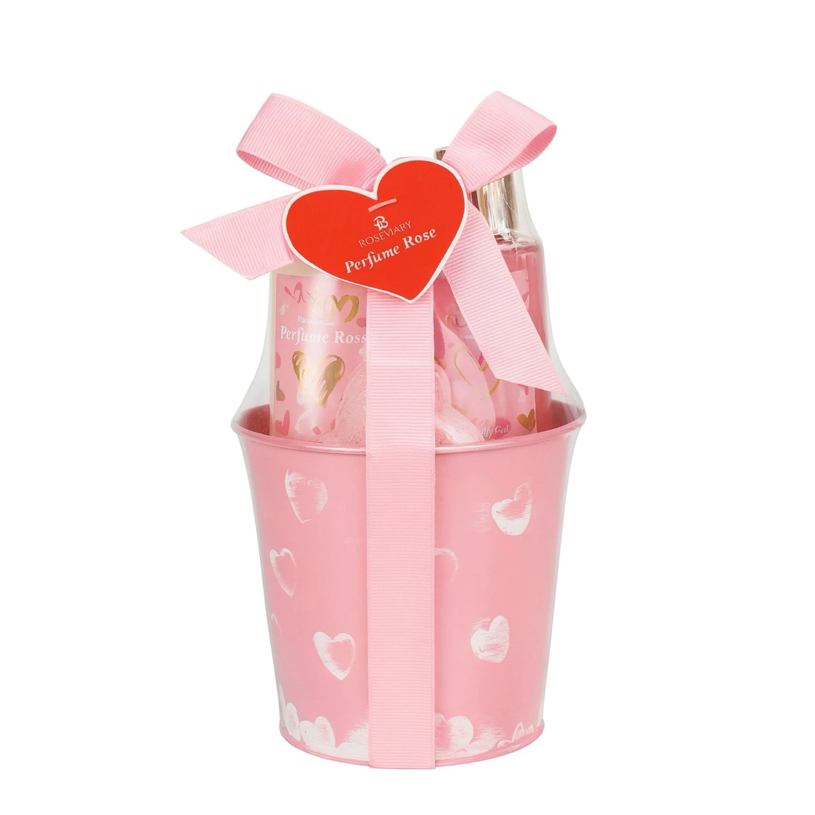 Perfume Rose Tin Box Bath Gift Set Two