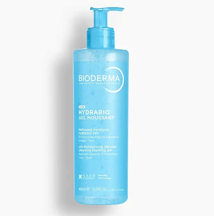 Bioderma Hydrabio Gel Moussant -Cleansing Foaming Gel -400ml