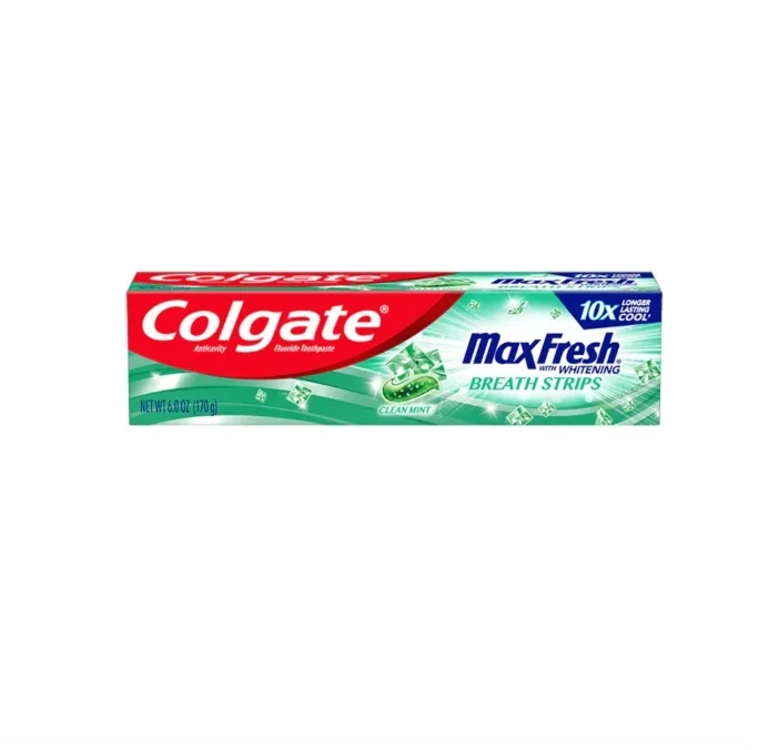 Colgate MaxFresh with Whitening Breath Strips – Clean Mint