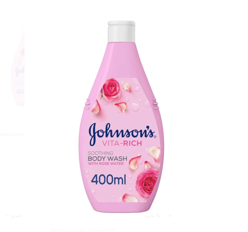 Johnson's Vita-Rich Soothing Body Wash with Rose Water